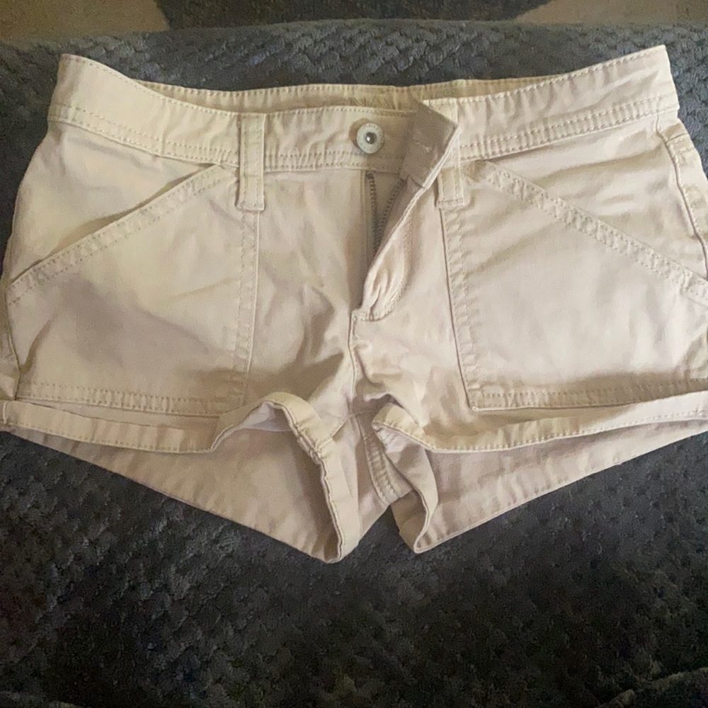 Pair of tan Arizona shorts, size 0